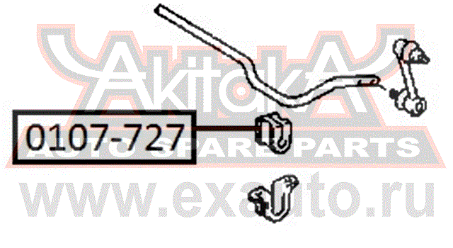 Схематическое изображение 0107-727 AKITAKA.