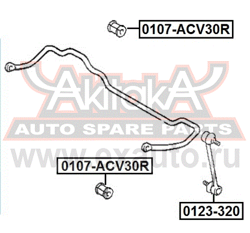 Схематическое изображение 0107-ACV30R AKITAKA.