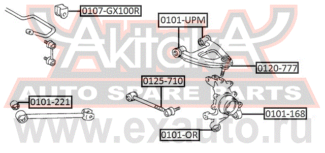 Схематическое изображение 0107-GX100R AKITAKA.
