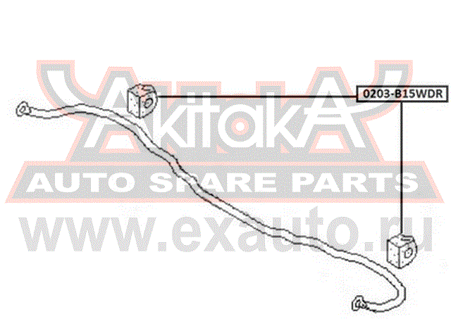 Схематическое изображение 0203-B15WDR AKITAKA.