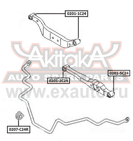 Схематическое изображение 0207-C24R AKITAKA.