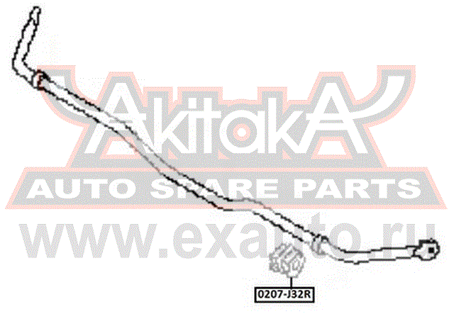 Схематическое изображение 0207-J32R AKITAKA.