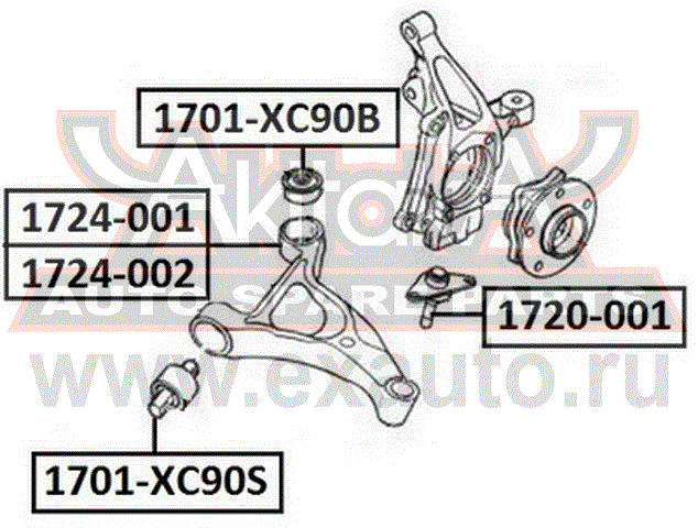   1701-XC90B AKITAKA.