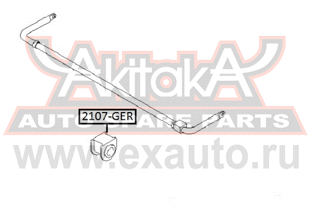 Схематическое изображение 2107-GER AKITAKA.